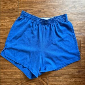 Soffe Blue Athletic Shorts Elastic Waist Lightweight